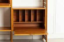 Load image into Gallery viewer, Midcentury Ladderax Modular Teak Bookcase System c.1975
