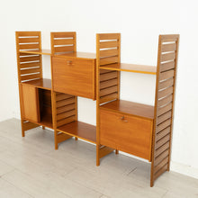 Load image into Gallery viewer, Midcentury Ladderax Modular Teak Bookcase System c.1975
