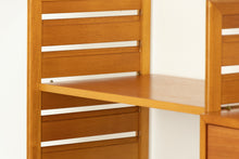 Load image into Gallery viewer, Midcentury Ladderax Modular Teak Bookcase System c.1975
