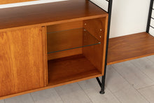 Load image into Gallery viewer, Midcentury Ladderax Shelving System &amp; Desk in Teak c1965
