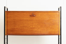 Load image into Gallery viewer, Mid Century Ladderax single bay modular teak bookcase system, circa 1960s
