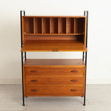 Load image into Gallery viewer, Mid Century Ladderax single bay modular teak bookcase system, circa 1960s
