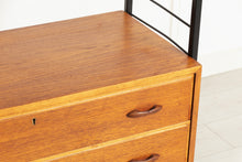 Load image into Gallery viewer, Mid Century Ladderax single bay modular teak bookcase system, circa 1960s
