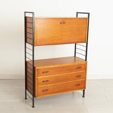 Load image into Gallery viewer, Mid Century Ladderax single bay modular teak bookcase system, circa 1960s
