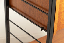 Load image into Gallery viewer, Mid Century Ladderax single bay modular teak bookcase system, circa 1960s
