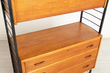 Load image into Gallery viewer, Mid Century Ladderax single bay modular teak bookcase system, circa 1960s
