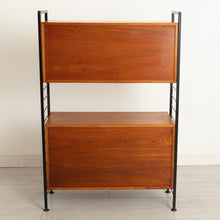 Load image into Gallery viewer, Mid Century Ladderax single bay modular teak bookcase system, circa 1960s
