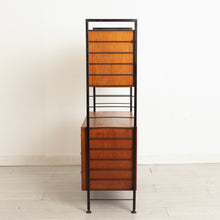 Load image into Gallery viewer, Mid Century Ladderax single bay modular teak bookcase system, circa 1960s
