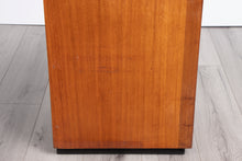Load image into Gallery viewer, Midcentury Mahogany Bedside Tables with 3 Drawers c.1960s
