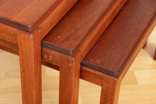 Load image into Gallery viewer, Midcentury Mahogany Nesting Tables by Gordon Russell c.1960s
