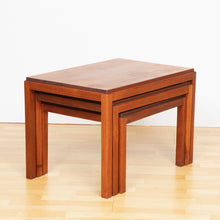 Load image into Gallery viewer, Midcentury Mahogany Nesting Tables by Gordon Russell c.1960s
