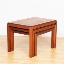 Load image into Gallery viewer, Midcentury Mahogany Nesting Tables by Gordon Russell c.1960s

