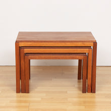 Load image into Gallery viewer, Midcentury Mahogany Nesting Tables by Gordon Russell c.1960s
