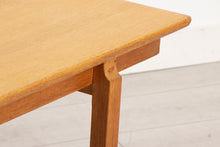 Load image into Gallery viewer, Midcentury Oak Coffee Table with Pull Out Tray &amp; Drawer
