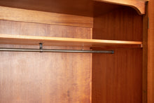 Load image into Gallery viewer, Midcentury Oak Double Wardrobe by Meredew c.1960s
