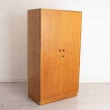 Load image into Gallery viewer, Midcentury Oak Double Wardrobe by Meredew c.1960s
