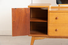 Load image into Gallery viewer, Midcentury Oak Vanity Chest of Drawers by Palatial c.1960
