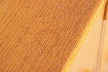 Load image into Gallery viewer, Midcentury Oak Vanity Chest of Drawers by Palatial c.1960
