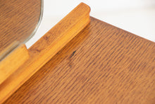 Load image into Gallery viewer, Midcentury Oak Vanity Chest of Drawers by Palatial c.1960
