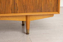 Load image into Gallery viewer, Midcentury Oak &amp; Walnut Sideboard with removable top section c.1960s

