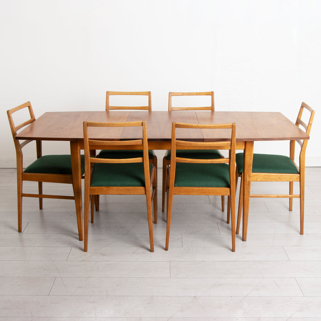 A mid century dining set designed by Richard Hornby