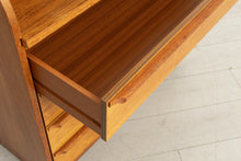 Load image into Gallery viewer, Midcentury Swedish Roll Top Bureau Desk in Teak c.1975
