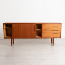 Load image into Gallery viewer, Midcentury Swedish Teak Sideboard by Nils Jonsson for Troeds c.1960s
