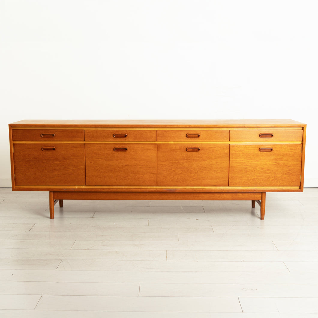 Midcentury Teak Sideboard with Maple Lining by White & Newton c.1975