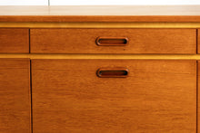 Load image into Gallery viewer, Midcentury Teak Sideboard with Maple Lining by White &amp; Newton c.1975
