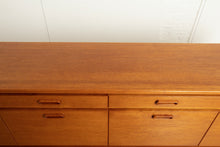 Load image into Gallery viewer, Midcentury Teak Sideboard with Maple Lining by White &amp; Newton c.1975

