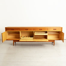 Load image into Gallery viewer, Midcentury Teak Sideboard with Maple Lining by White &amp; Newton c.1975
