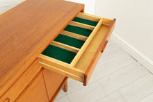 Load image into Gallery viewer, Midcentury Teak Sideboard with Maple Lining by White &amp; Newton c.1975
