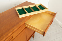 Load image into Gallery viewer, Midcentury Teak Sideboard with Maple Lining by White &amp; Newton c.1975
