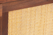 Load image into Gallery viewer, Midcentury Teak Sideboard with Rattan Fronted Sliding Doors c.1965
