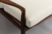 Load image into Gallery viewer, Midcentury Three Seater Sofa in Afromosia by Toothill c.1965
