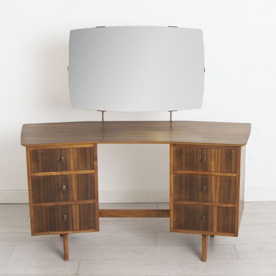 Midcentury Walnut Dressing Table by Gordon Russell c.1960s