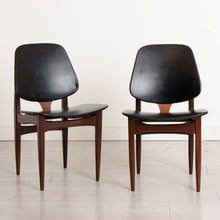 Load image into Gallery viewer, Set of 4 Midcentury Teak Dining Chairs by Elliots of Newbury c.1960s
