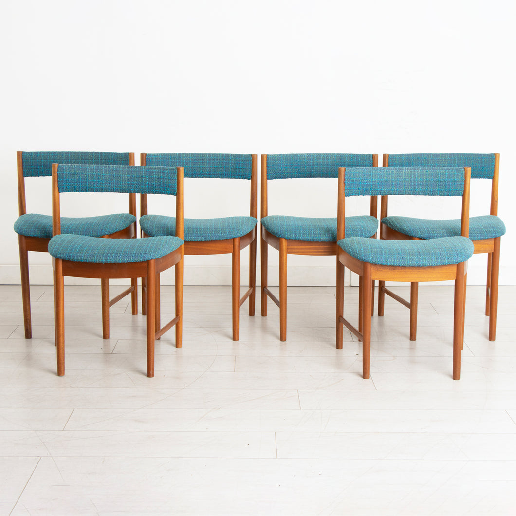 Set of 6 Midcentury Teak Dining Chairs by McIntosh, Scotland c.1960s