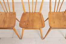 Load image into Gallery viewer, Set of 3 Ercol Model 391 Elm &amp; Beech Chairs c.1960s
