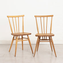 Load image into Gallery viewer, Set of 3 Ercol Model 391 Elm &amp; Beech Chairs c.1960s
