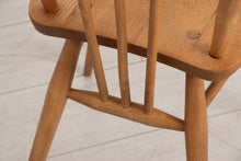 Load image into Gallery viewer, Set of 3 Ercol Model 391 Elm &amp; Beech Chairs c.1960s

