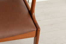 Load image into Gallery viewer, Set of 4 Danish Midcentury Armchairs in Teak by Johannes Andersen for Uldum Mobelfabrik c.1965, Newly Reupholstered
