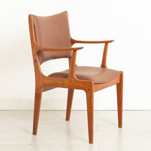 Load image into Gallery viewer, Set of 4 Danish Midcentury Armchairs in Teak by Johannes Andersen for Uldum Mobelfabrik c.1965, Newly Reupholstered

