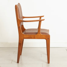 Load image into Gallery viewer, Set of 4 Danish Midcentury Armchairs in Teak by Johannes Andersen for Uldum Mobelfabrik c.1965, Newly Reupholstered
