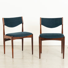 Load image into Gallery viewer, Set of 6 Danish Mid Century rosewood dining chairs, circa 1960s
