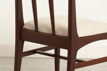 Load image into Gallery viewer, Set of 6 Mid Century afromosia dining chairs by A. Younger, circa 1960s
