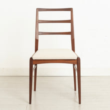 Load image into Gallery viewer, Set of 6 Mid Century 'Fyne Ladye' afromosia dining chairs by Richard Hornby, circa 1960s
