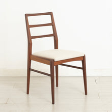 Load image into Gallery viewer, Set of 6 Mid Century 'Fyne Ladye' afromosia dining chairs by Richard Hornby, circa 1960s
