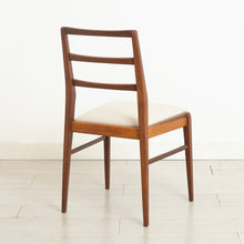 Load image into Gallery viewer, Set of 6 Mid Century 'Fyne Ladye' afromosia dining chairs by Richard Hornby, circa 1960s
