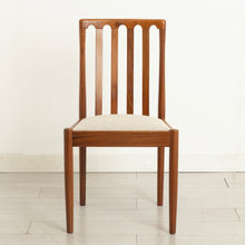 Load image into Gallery viewer, Set of 6 Mid Century teak dining chairs by Meredew, circa 1970s
